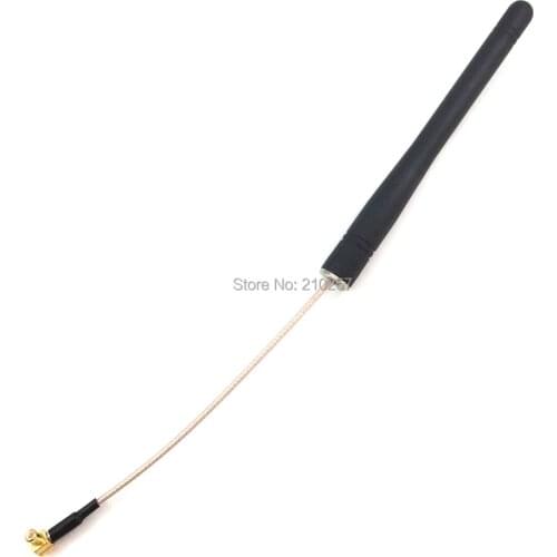 1pcs 433 mhz 433mhz Antenna 2dbi With Mcx Connector 10cm RG178 Cable