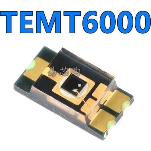 10PCS/lot New original TEMT6000X01 SENSOR PHOTO 570NM TOP VIEW 1206 For Arduino AVR ARM