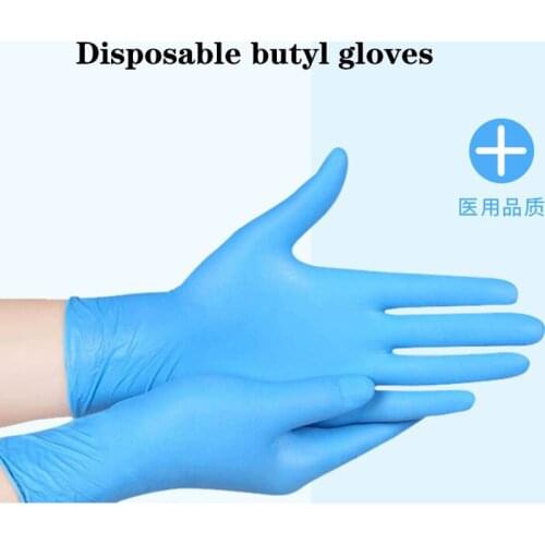100PC Butyronitrile TPE Disposable Gloves Waterproof Powder Free Latex Gloves For Household Kitchen Laboratory Cleaning Gloves 2