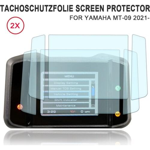 2 PCS For Yamaha MT-09 MT09 FZ-09 SP 2021+ 9H Speedometer Instrument Screen Protector