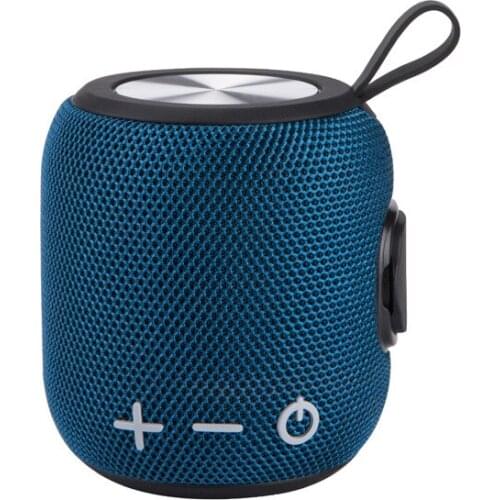 Outdoor Bluetooth Speaker IPX7 Waterproof Mini Portable Phone Speakers USB Columnar Stereo 1800mAh Subwoofer Simple Use