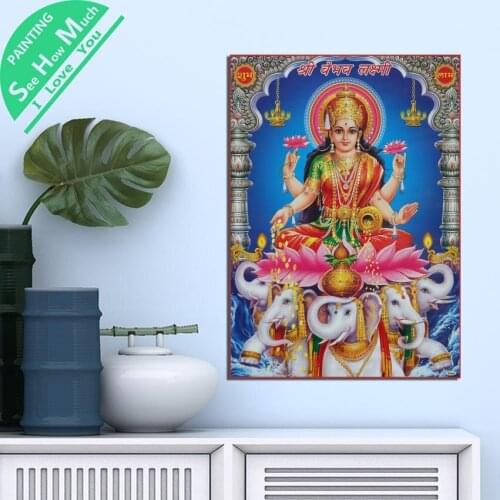 1 Piece Year card Parvati Buddha HD Printed Canvas Wall Art Posters and Prints Poster Painting Framed Artwork Room Decoration