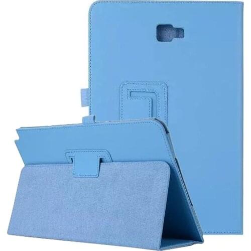 Lychee Pattern Case For Samsung Galaxy Tab A 10.1 2016 SM-P580 P585 with s pen 10.1inch Flip Stand PU Leather Cover