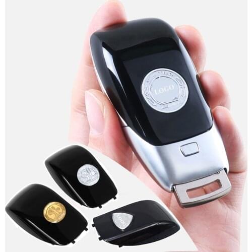 Car Remote Control Key Back Cover Case For Mercedes A C E S Class CLA GLA GLC GLE GLS Maybach Logo Refit Shell
