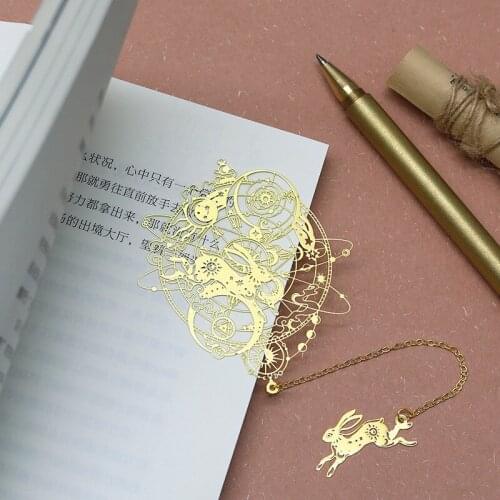 Creative Metal Bookmarks of Shining Night Wonderful Gift for Kids Stationery Student