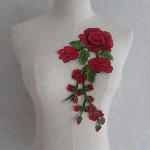 New arrive Lace Floral Embroidered Neckline Neck Collar Clothes Trim Sewing Applique Embellishments Vintage Trims Apparel Fabric