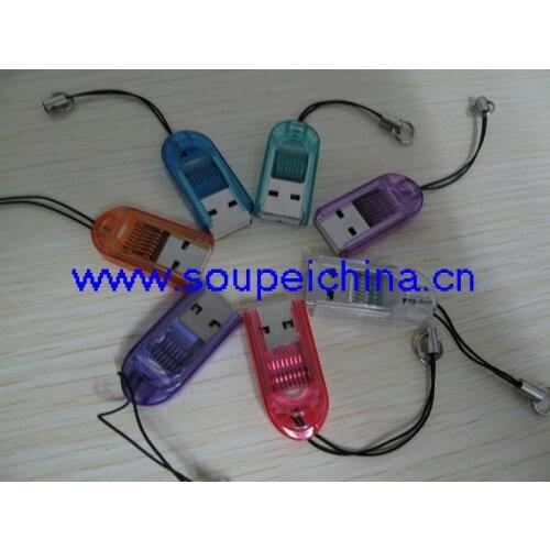 L Multi Color USD 2.0 TF Micro Sd Card Reader ,read micro sd sdhc card 64gb 32gb 16gb 8gb