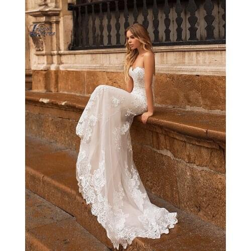 LAYOUT NICEB Wedding Dresses With A Train