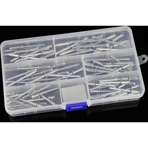 M3 M4 M4.8 Stainless Steel Aluminium Blind Rivets Set Blind Rivets Nail Decoration Pop Riveting For Furniture Assortment Kit