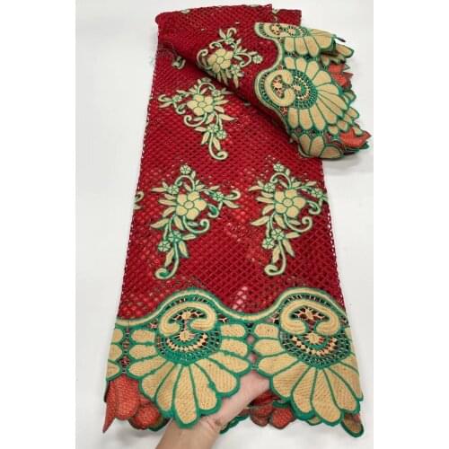 Nigerian Wedding Tulle Lace High Quality L-618686 African French Net Mesh Fabric with cord Fabircs in Party