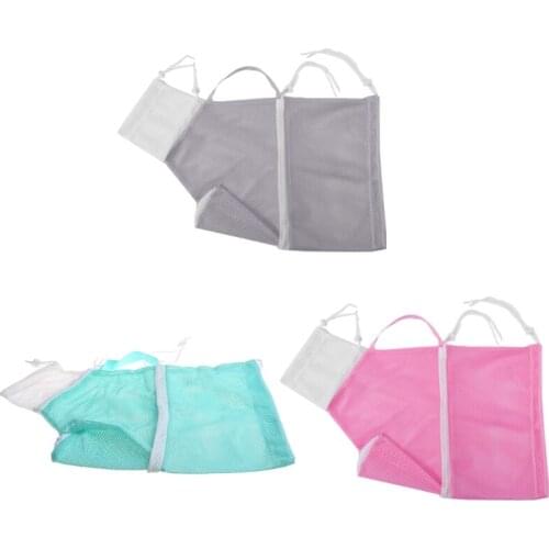 Portable Cat Grooming Restraint Bag Pet Durable Bath Washing Shower Net Adjustable Multifunctional Breathable Anti-Bite