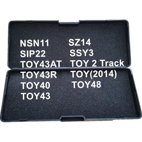 LiShi 2 IN 1 Locksmith Tool NSN11 SZ14 SIP22 SSY3 TOY43AT TOY2Track TOY43R TOY(2014) TOY40 TOY48 TOY43 Locksmith Tools