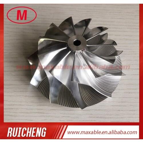 T04Z 70.30/94.00mm 11+0 blades Turbo milling/aluminum 2618/billet compressor wheel