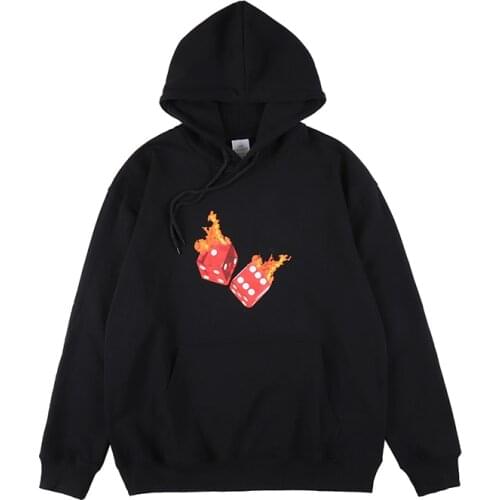Travis Scott Cactus Jack Flame Dice Rap Touring Hoodie for Men and Women Hooded Stranger Things Terry Overszie Casual Sweatshirt