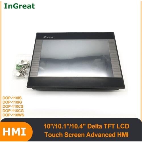 Delta 7" HMI DOP-107EV Ethernet 256MB RAM 800X480 7Inch TFT LCD 800MHz MCU touch Screen RS232 RS422 RS485 USB Host Client
