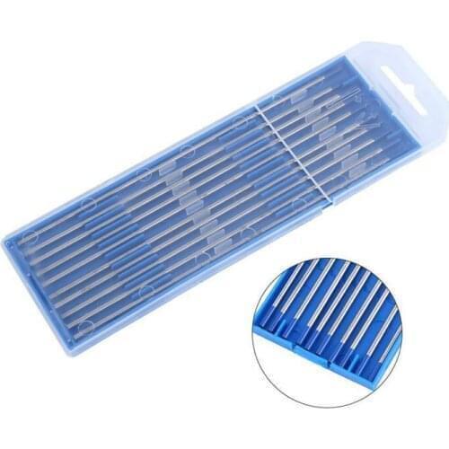 10pcs WL20 Lanthanum Tungsten Electrode Needle Weld Rods for Tig Welding Machine 1.0 x150mm