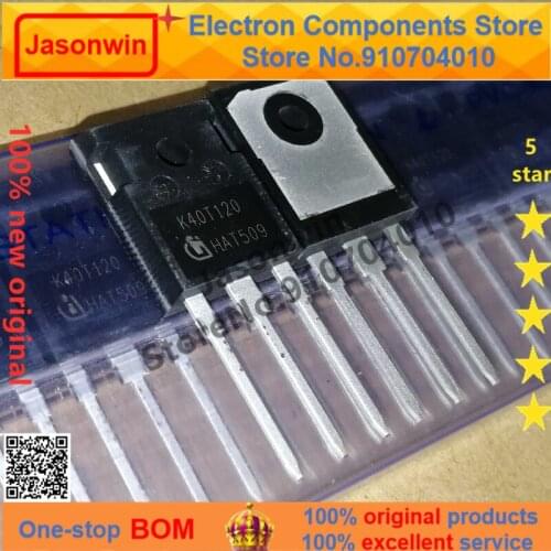100% nuevo 50 unids/lote original K40T120 Welding IGBT tube 40A1200V IKW40N120T TO-3P Transistor