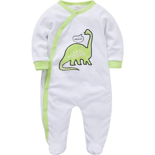 2020 Baby Boy Girls Romper 100% Cotton Autumn Long Sleeve Soft Clothes Newborn Pajamas 0-3m Clothing
