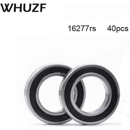40pcs 16277-2RS 16277RS 16277 2RS 16x27x7 mm deep groove ball bearing bicycle bottom bracket bearing 16*27*7