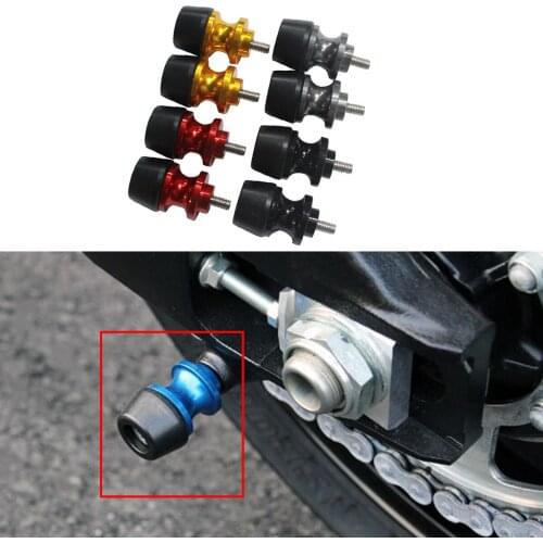 6MM Motorcycle Accessories Swingarm Spools Slider Scooters M6 Stand Screws Slider For Benelli TNT600 TNT 600 GT BN600 BJ600