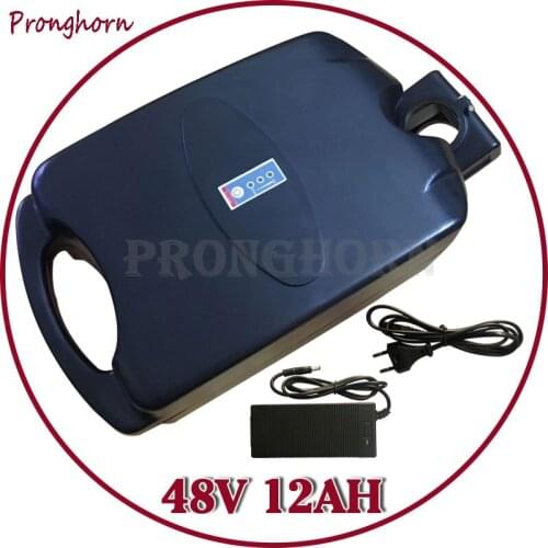 Free Shipping 48V 12AH Lithium Battery Pack 48V 12AH E-Bike Battery With 20A BMS and 54.V 2A charger for 500W 750W Bafang motor