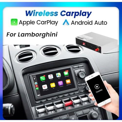 Wireless Apple Carplay For Lamborghini With Android Auto IOS Car Play Navigation GPS Radio Support OEM Screen 6.5'' /8.8