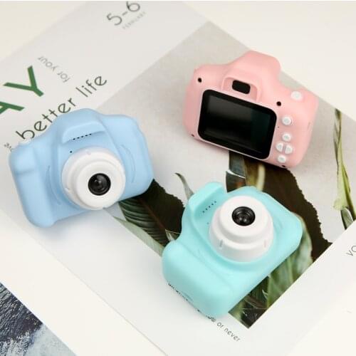 Children Kids Camera Educational Toys for Baby Gift Mini Digital Camera 1080P Projection Video Camera with 2 Inch Display Screen