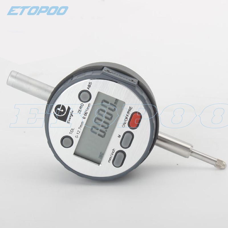 Guanglu brand 0-12.7mm Digital indicator with MAX / MIN value function dial indicator with peek hold facility