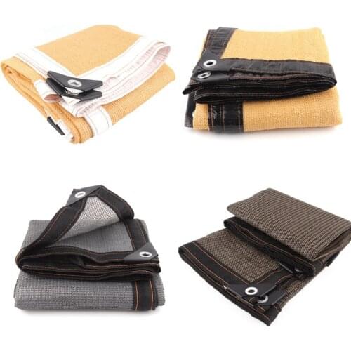 HDPE Anti-UV Beige Sunshade Net Balcony Bonsai Succulent Plant Cover Garden Sunscreen Sunblock Shade Cloth Car Cover Shading Net