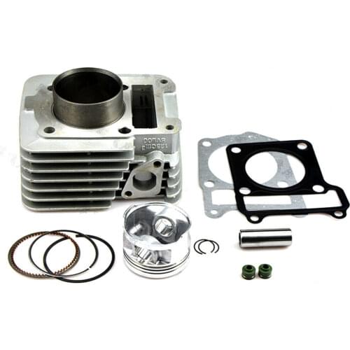Motorcycle Cylinder Kit 57.4mm Big Bore for DERBI SENDA 125 R SM 4T E2(Y) 2004-2007
