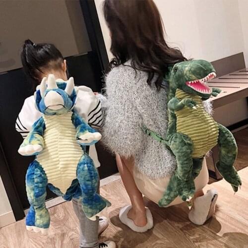 Creative 3D Dinosaur Children Backpacks Animal Cartoon Kids Travel School Bag for Boys Girls Birthday Gifts