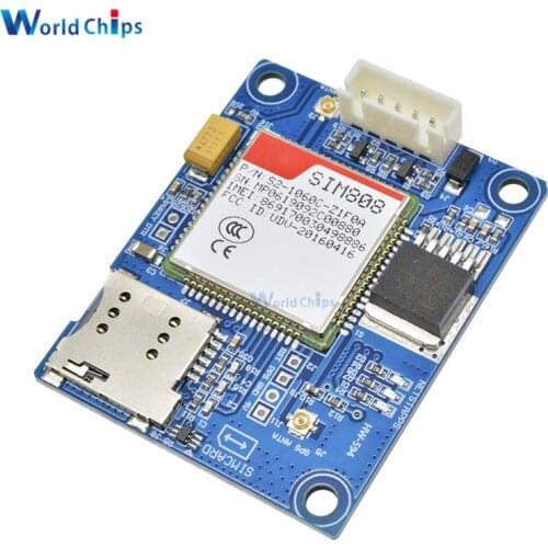 SIM808 Development Board GSM GPRS GPS Bluetooth SMS Module MINI SIM868 Board SIM868 Breakout Board 5-18V