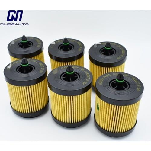 NIUBEAUTO 6pcs/lot Genuine Oil Filter PF457G For Buick Opel Vectra Astra Insignia Antra Zafira Signum Chevrolet Captiva 12643711