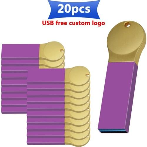 Bulk 20pcs free Personalize logo 100% Original USB 3.0 de Waterproof Pen Drive 128GB 64GB 32GB 16GB 8GB usb flash drives USB 3.0
