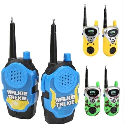 Electric Walkie-talkie For kid Long-range Wireless Conversation Children Play House Toy Electric Interphone Birthday Gift