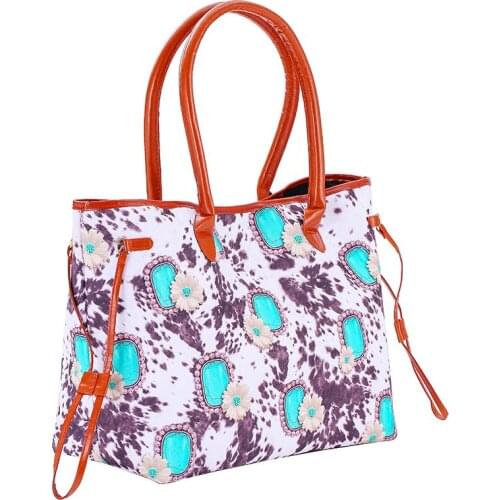 Casual Cow Pattern Large Capacity Tote Women Shoulder Bags Desiger Handbags Luxury Pu Leather Big Female Purses Shopper Sac 2021