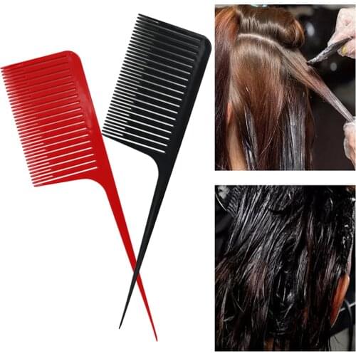 Profession Dyeing Comb Weave Comb Tail Pro-hair Dyeing Combs Weaving Cutting