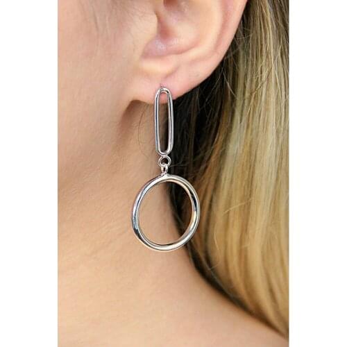 Argentum Concept-Ring Silver Design Earrings-K090801