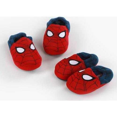 Disney new boy slippers indoor cotton shoes boys and girls cartoon non-slip home parent-child slippers size 26-46