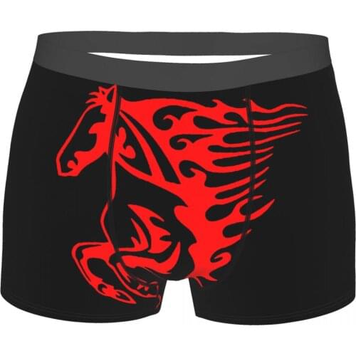Red Horse Red Dead Redemption Action-adventure Game Underpants Cotton Panties Male Underwear Comfortable Shorts Boxer Briefs
