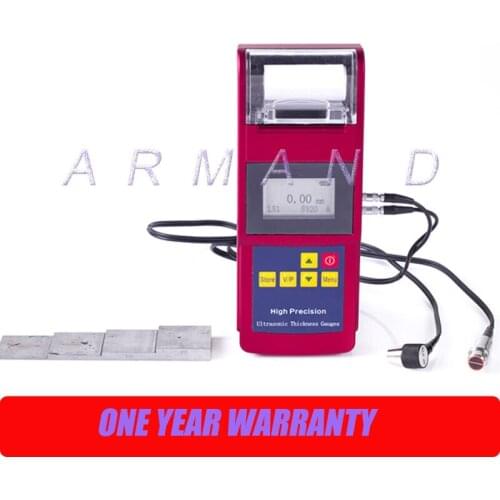 Ultrasonic Thickness Tester Build-in Thermal Printer Portable Thickness Gauge Leeb352 0.75~300 mm Metal Plastic Ceramic