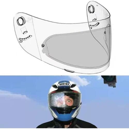 Helmet General Off-road Motorcycle Helmet Optional Transparent Rain Film, Rainproof Transparent Sunshade And Anti-fog patch Acce