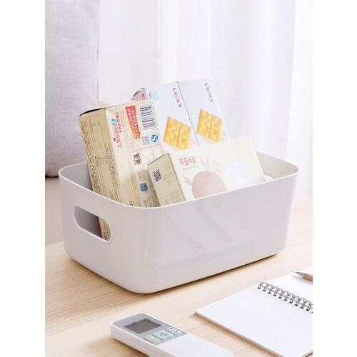 Storage Box Bathroom Makeup Organizer Cosmetic Storage Box Cabinet Storage Basket Kitchen Accessories Plastic Box Finishing