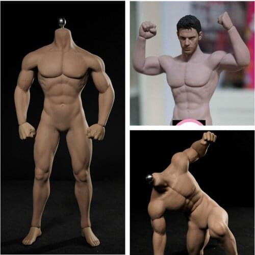 1/6 SFD Suntan Skin Short and Stocky Male Figure Body Accessories Tall 27cm BJD DIY Action Figure Doll Soft Silicone Model C1210