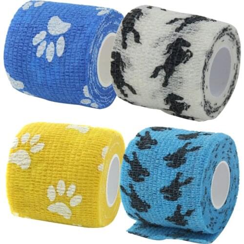 1 Piece Non-woven Self adhesive Bandage, Self Adherent Cohesive Wrap Bandages Rolls, Easy to apply and take off