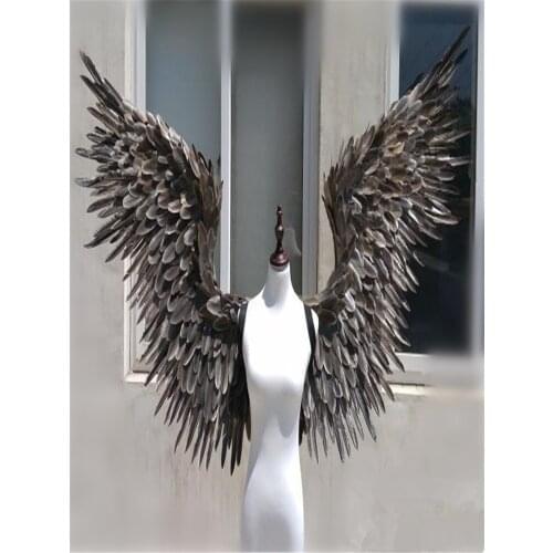 1pc Wing Dress Up Feather Fairy Beautiful Angel Wings Costume 4 Color Party Props Gift Adult Pretty Angel Wings Dressing up