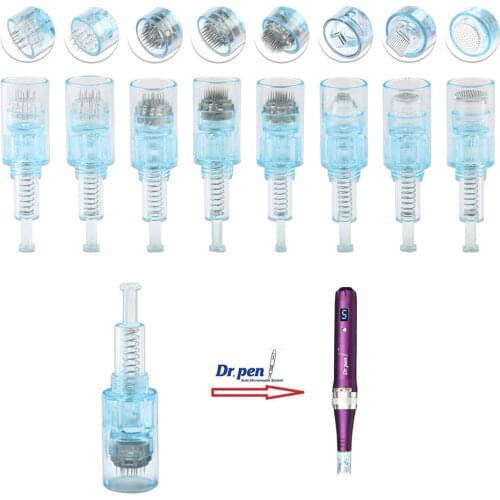 10pcs Dr.Pen X5 Screw Needles Cartridge Replacement Micro Needle 9/12/36/42/Nano Tattoo Tips Microneedeling Needles drag nano
