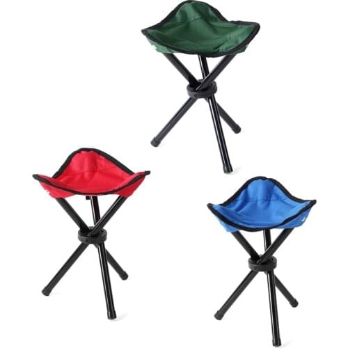 3pcs Outdoor Foldable Chairs Fishing Beach Chair Folding Stool Convenient Fishing Accessories Camping Chair Ultralight Portable