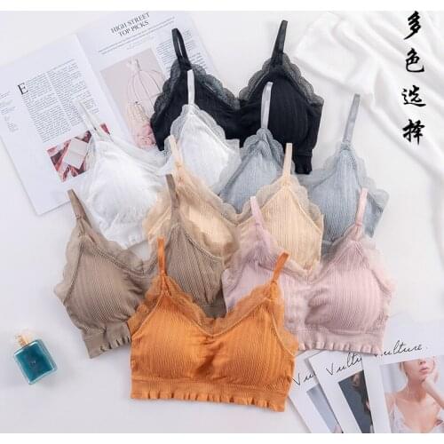 3D Sexy Lingerie Seamless Sport Bra U Type Backless Strapless Top Bra Push Up Bralette Brassiere Women Underwear lace Girls Bra