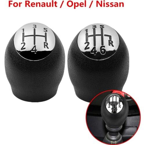 5/6 Speed Car Gear Shift Knob Lever Stick Pen Handball For Renault Megane/Scenic/Laguna Vauxhall /Opel Movano / Nissan Interstar